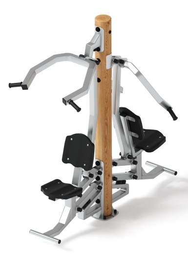 Тренажер тяга верхняя + жим от груди (лиственница) СТ 027-Л.И1