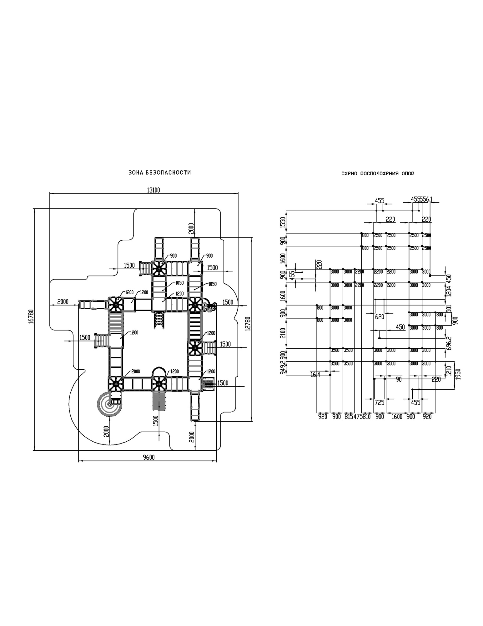 Замок (Пиксель) - ДИК 2.18.12-03 - Игровой комплекс H=900 H=1200 H=2000