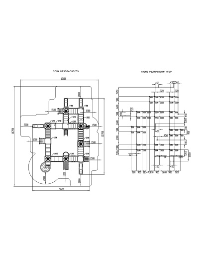 Замок (Пиксель) - ДИК 2.18.12-03 - Игровой комплекс H=900 H=1200 H=2000