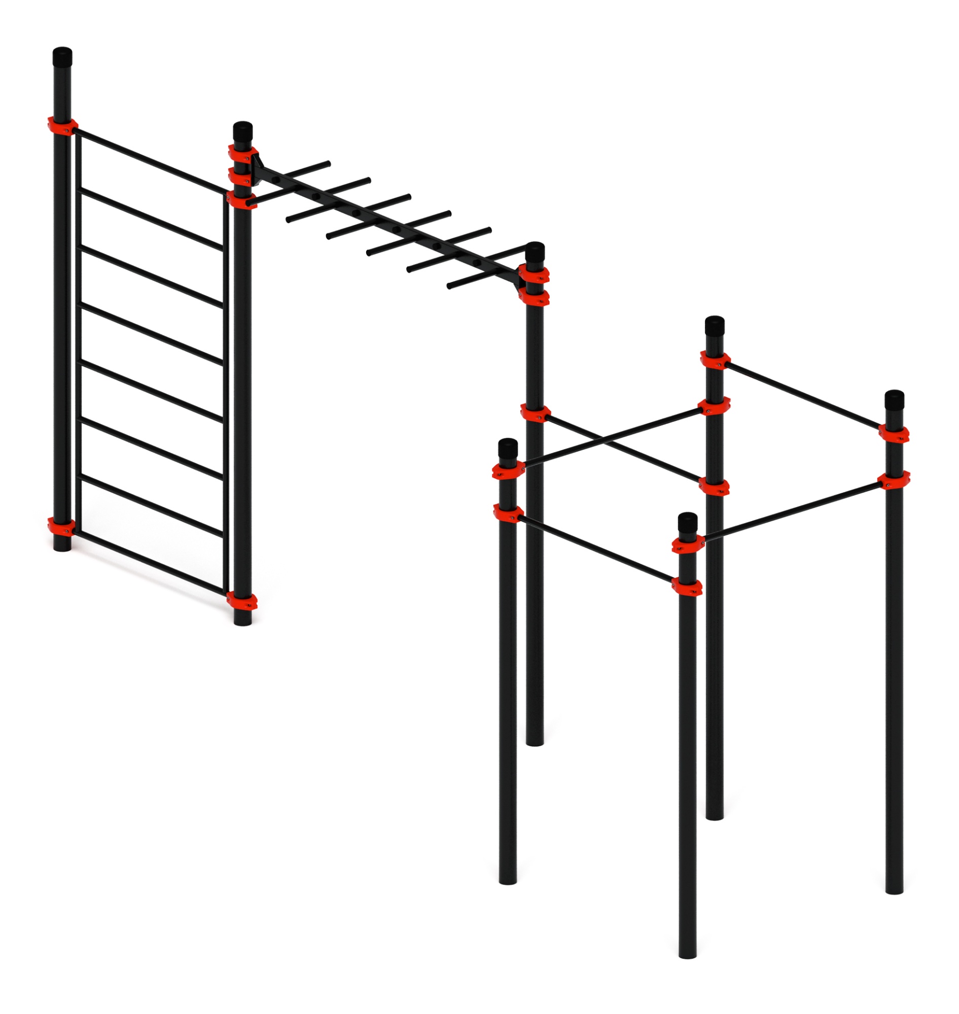 Воркаут 108 красный ВТ 12.22-01