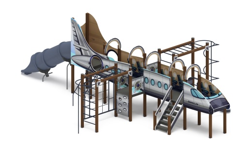 Аэроплан (Техно) - ДИК 2.03.4.04-03 - Игровой комплекс Н=1200