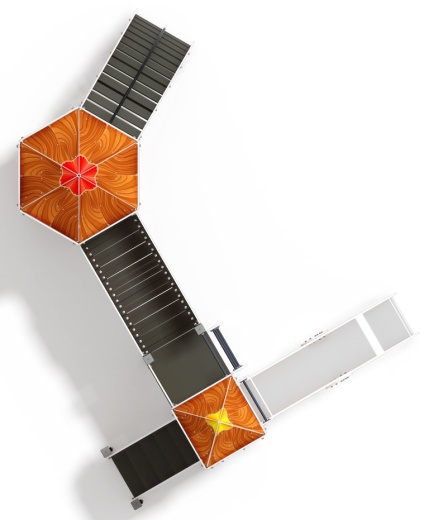 Карандаши - ДИК 2.26.02-01.С - Игровой комплекс Н=1200