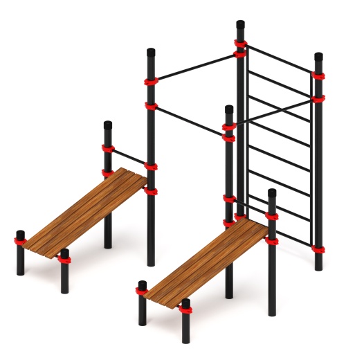 Воркаут 89 красный ВТ 11.16-01