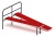 Скамья для пресса двойная (красный) - СО 2.40.04-01