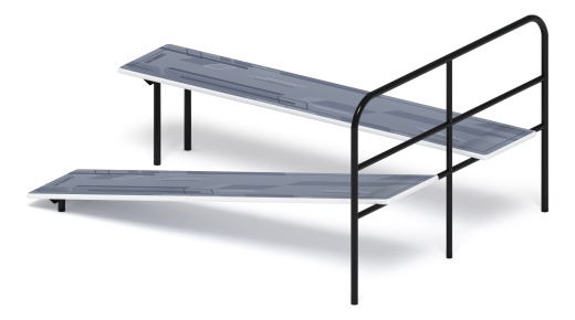 Скамья для пресса двойная (серый) - СО 2.40.04-03