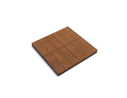 Резиновая плитка 350х350х30 мм "Сетка"
