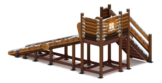 Горка Зима (коричневый) (под анкера) - ИО 49.01.01-13.И1 - Н=1500