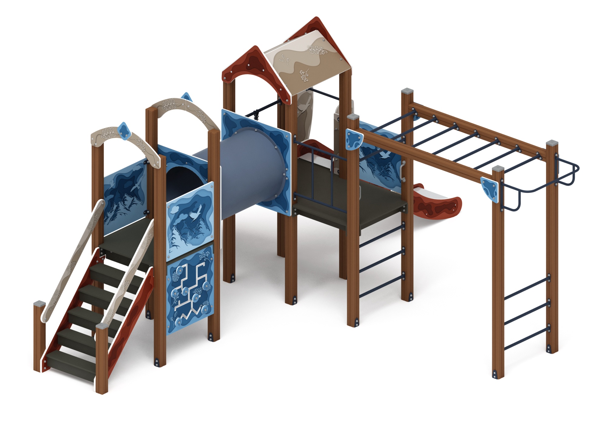 Рада (Алтай) - ДИК 2.01.2.08-24 - Игровой комплекс H=1200