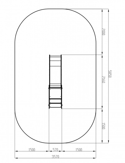 Горка Самолетик - ИО 41.03.03-01 - H=750