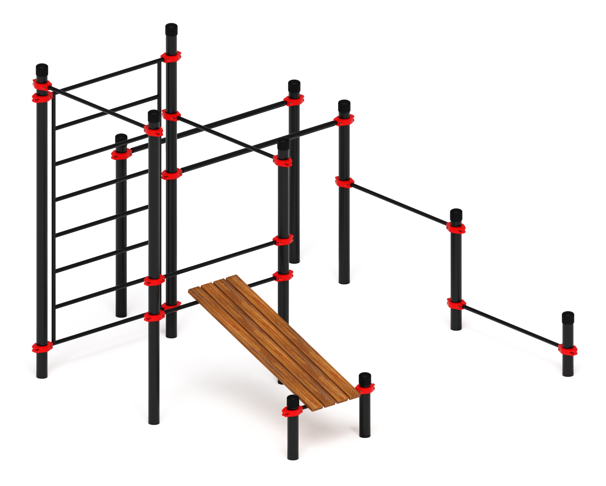 Воркаут 108 красный ВТ 12.21-01