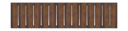 Скамья - МФ 42.02.03-10 (Темный дуб) Г:380  (под анкера)