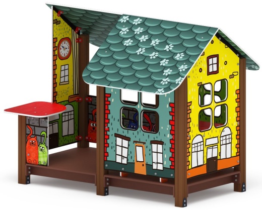 Домик с часами (Город) - МФ 10.01.09-03