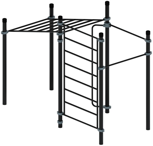 Воркаут ЛОВ 108 серый ВТ 102.12-03