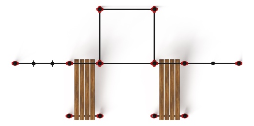 Воркаут 108 красный ВТ 12.18-01