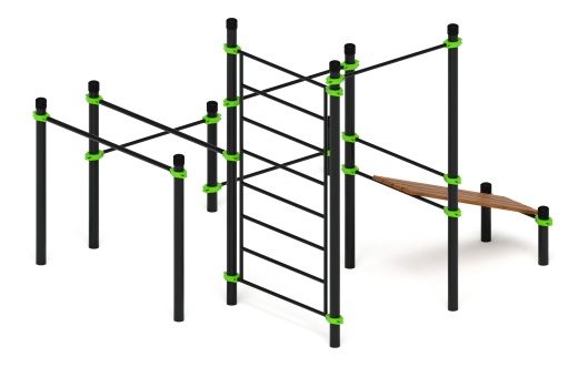 Воркаут 108 зеленый ВТ 12.21-02