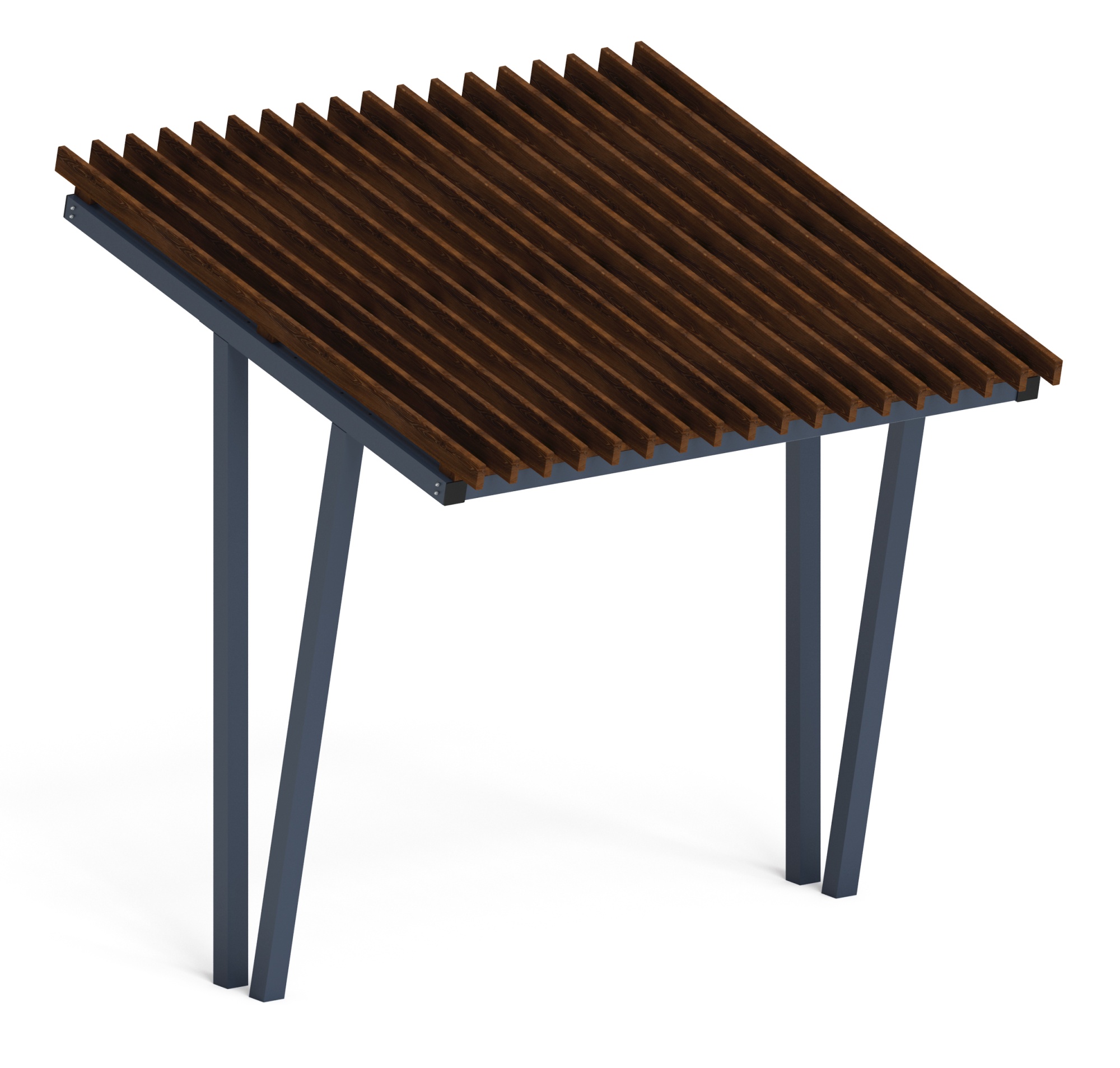 Пергола тент (наклоная) - МФ 77.03.01-01 /без поликарбоната/