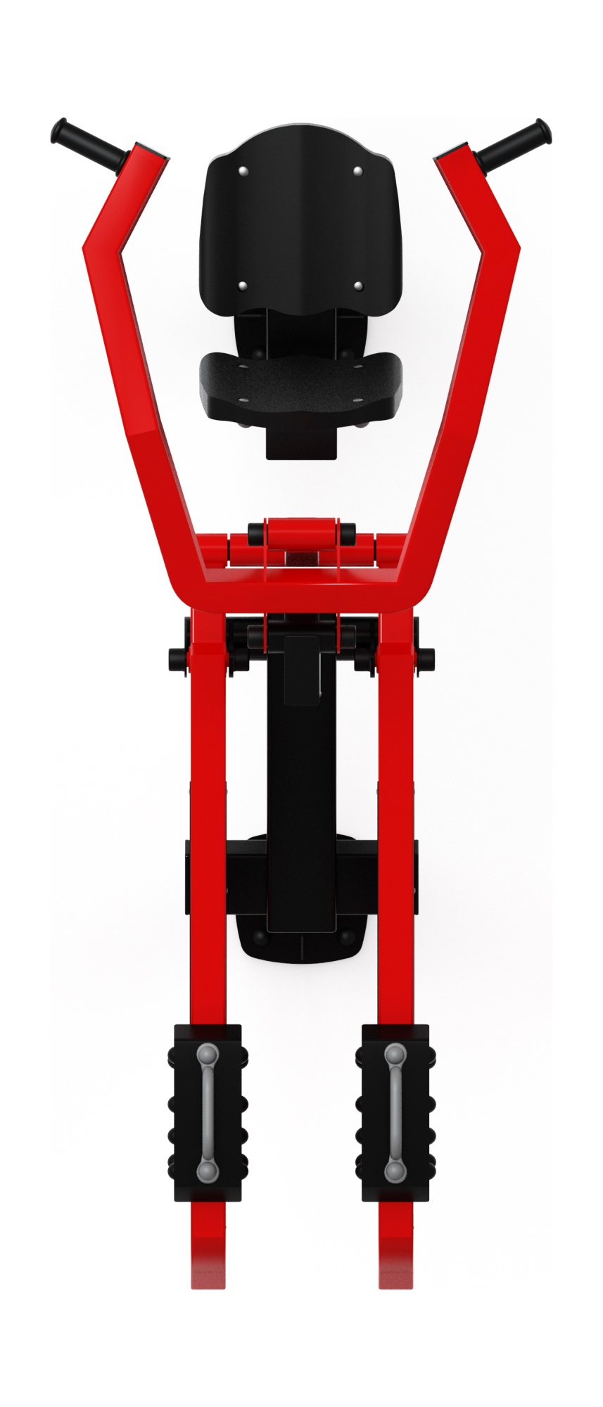 Тяга верхняя с переменной нагрузкой (красный) - Уличный тренажер - СТ 036-11