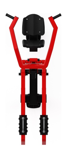 Тяга верхняя с переменной нагрузкой (красный) - Уличный тренажер - СТ 036-11