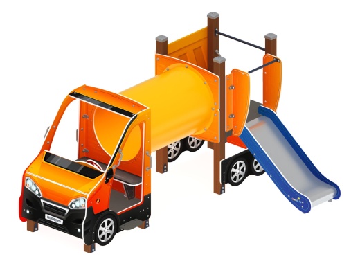 Машинка (оранжевый) тип 3 - ДИК 1.03.1.03-01 - Игровой комплекс H=750