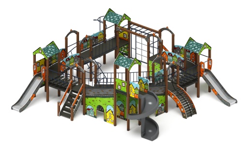 Остров детства (Город) - ДИК 2.01.8.02-11 - Игровой комплекс H=1200 H=2000