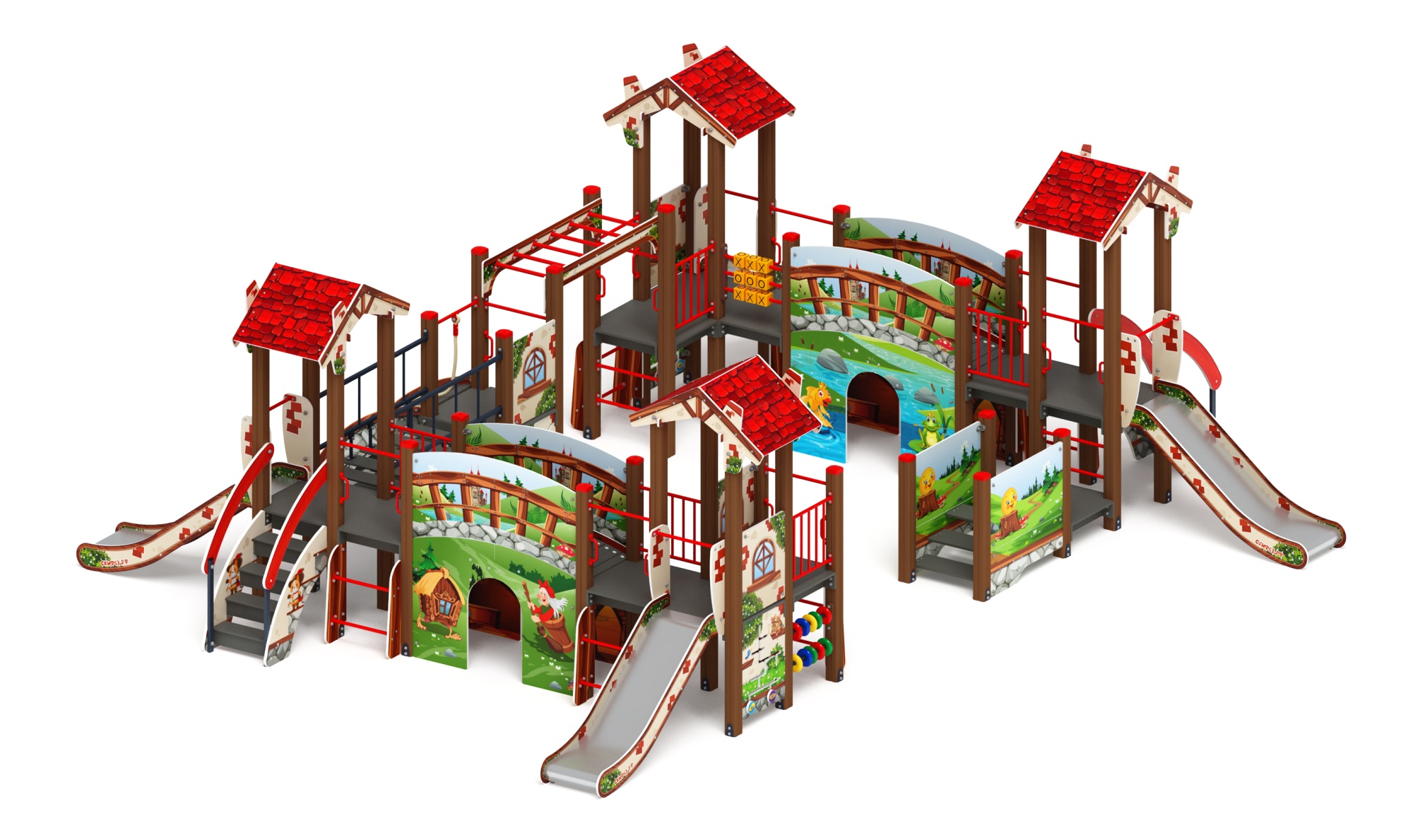 В гостях у сказки - ДИК 1.05.01-10.С - Игровой комплекс H=900