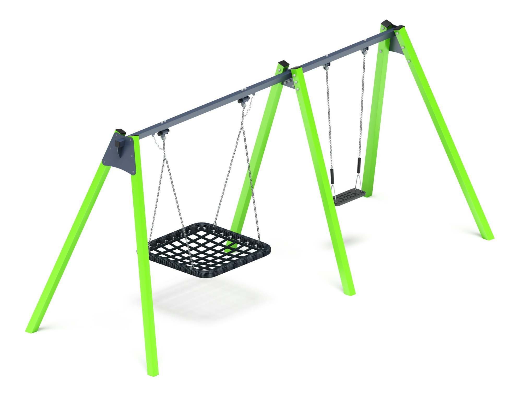 Качели М2 (зеленый) ИО 12.06.03.01-02