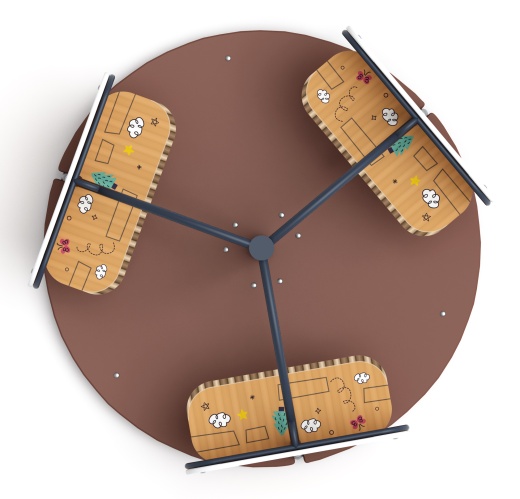 Карусель Солнышко (Картонное) - ИО 30.01.03-С.18