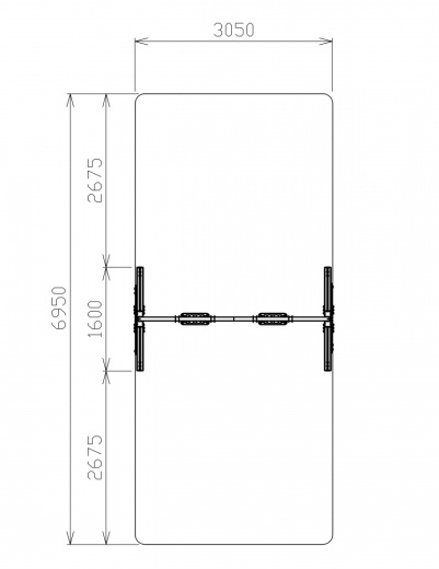 Качели двойные Д2 - ИО 12.Д.03.03.01-П - (Счастливое детство)
