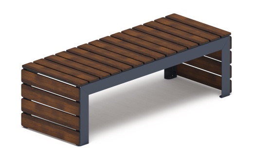 Скамья - МФ 42.02.03 (Темный дуб) Г:580  (под анкера)