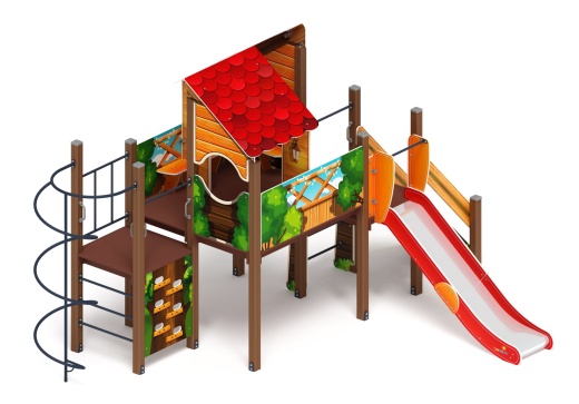 Теремок - ДИК 2.07.01-01 - Игровой комплекс H=1200