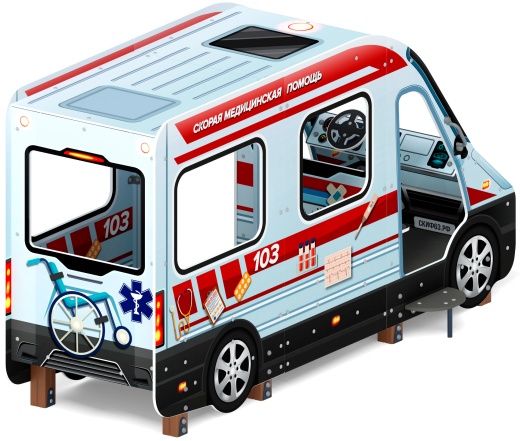 Беседка Автобус (Скорая помощь) МФ 10.03.13-04