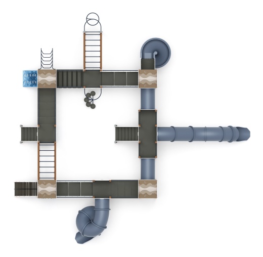 Остров детства (Алтай) - ДИК 2.01.8.02-34 - Игровой комплекс H=2000