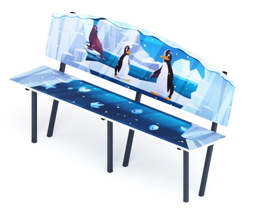 Скамейка детская Снежная королева - МФ 41.01.01-05.И1