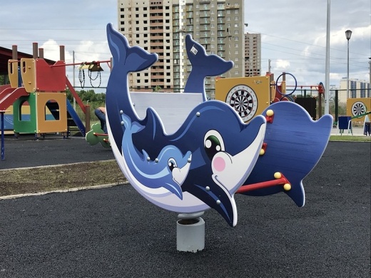 Дельфинчик - Качалка на пружине - ИО 22.17.02-И1