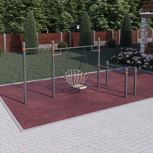 Турник, брусья, каркас для крепления качелей СВС-83