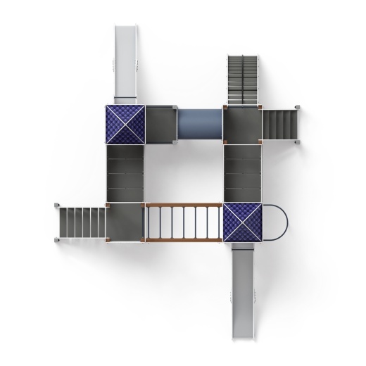 Замок (Пиксель) - ДИК 2.18.02-13 - Игровой комплекс H=1200 H=1500