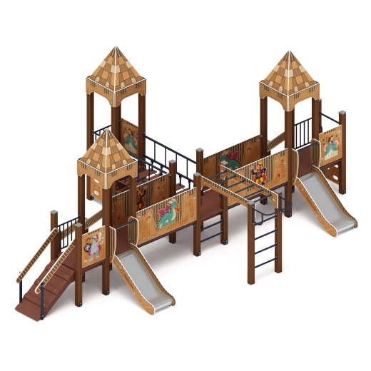 Королевство (Картонное) - ДИК 1.15.05-22 - Игровой комплекс H=750