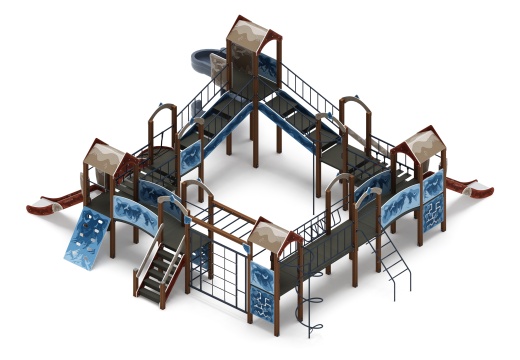 Остров детства (Алтай) - ДИК 2.01.8.02-04 - Игровой комплекс H=1200 H=2000