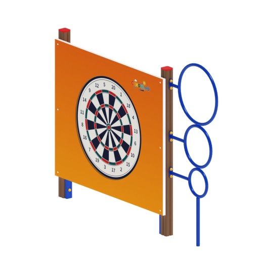 Стенка для метания со стойкой - СО 1.20.07