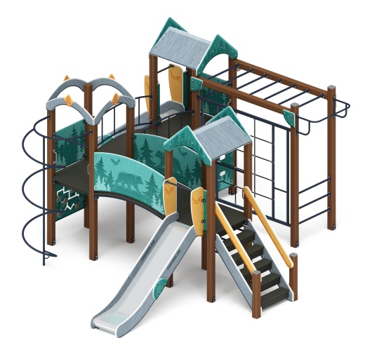 Городок (Тайга) - ДИК 2.01.3.01-03 - Игровой комплекс H=1200