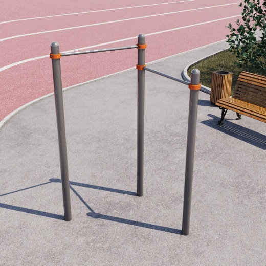 Двойной турник Г СВС-3