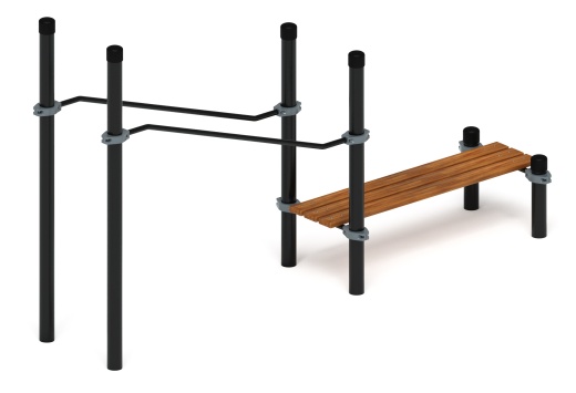 Воркаут ЛОВ 89 серый ВТ 101.24-03