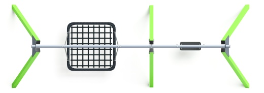 Качели М2 (зеленый) ИО 12.06.03.01-02