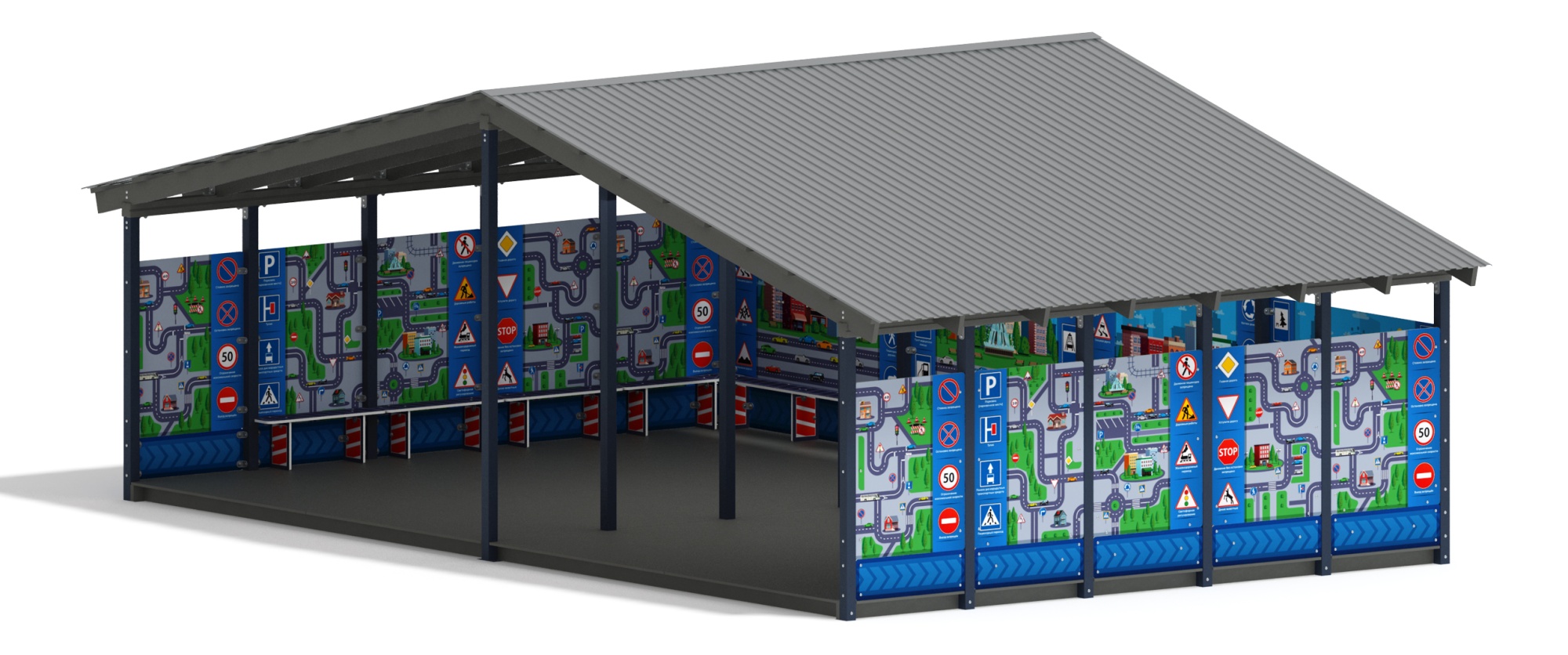 Теневой навес (ДПС) - МФ 70.8.5-14