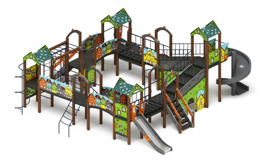 Остров детства (Город) - ДИК 2.01.8.02-11 - Игровой комплекс H=1200 H=2000