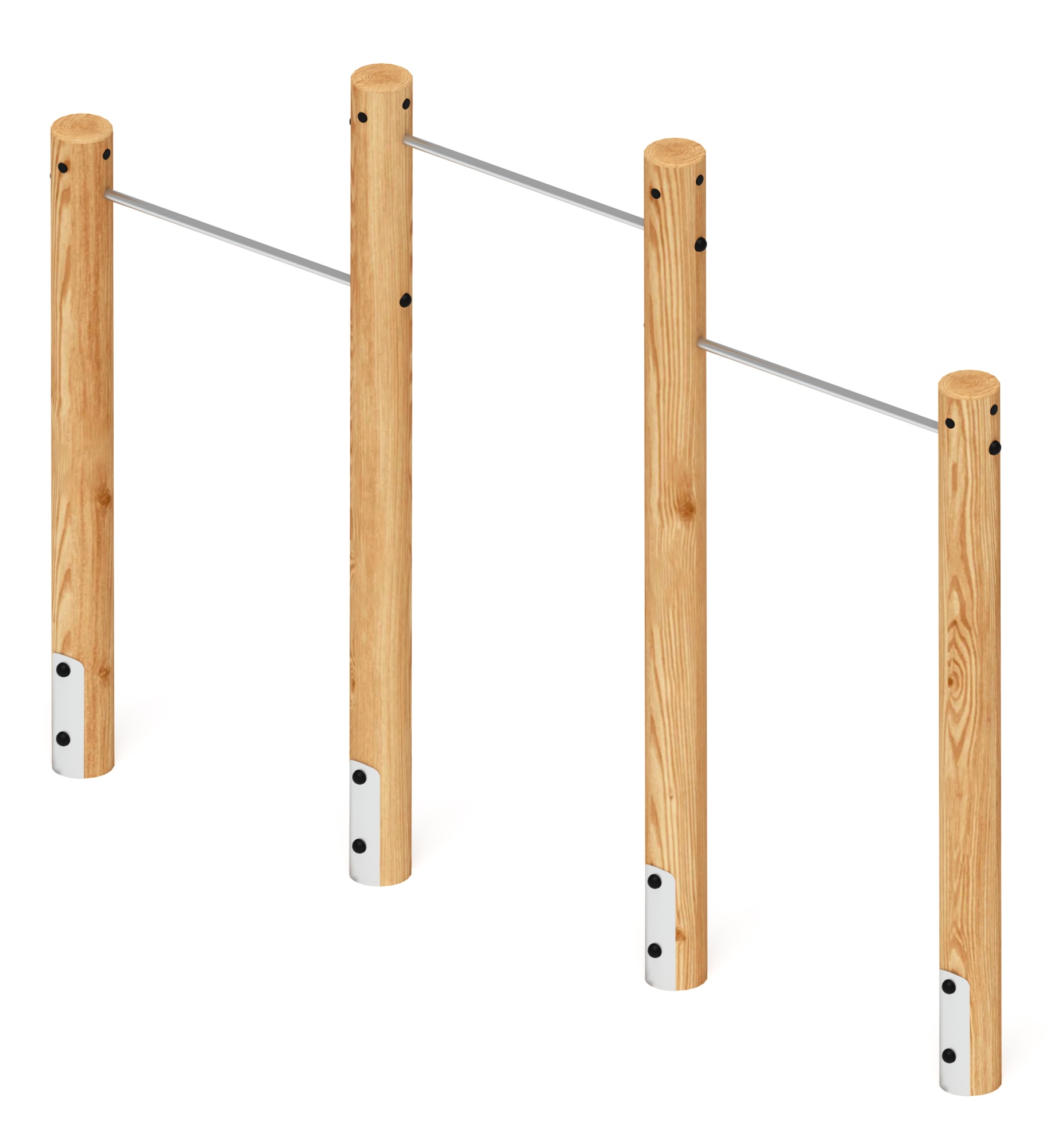 Турник взрослый тройной (лиственница) СО 2.20.10-Л