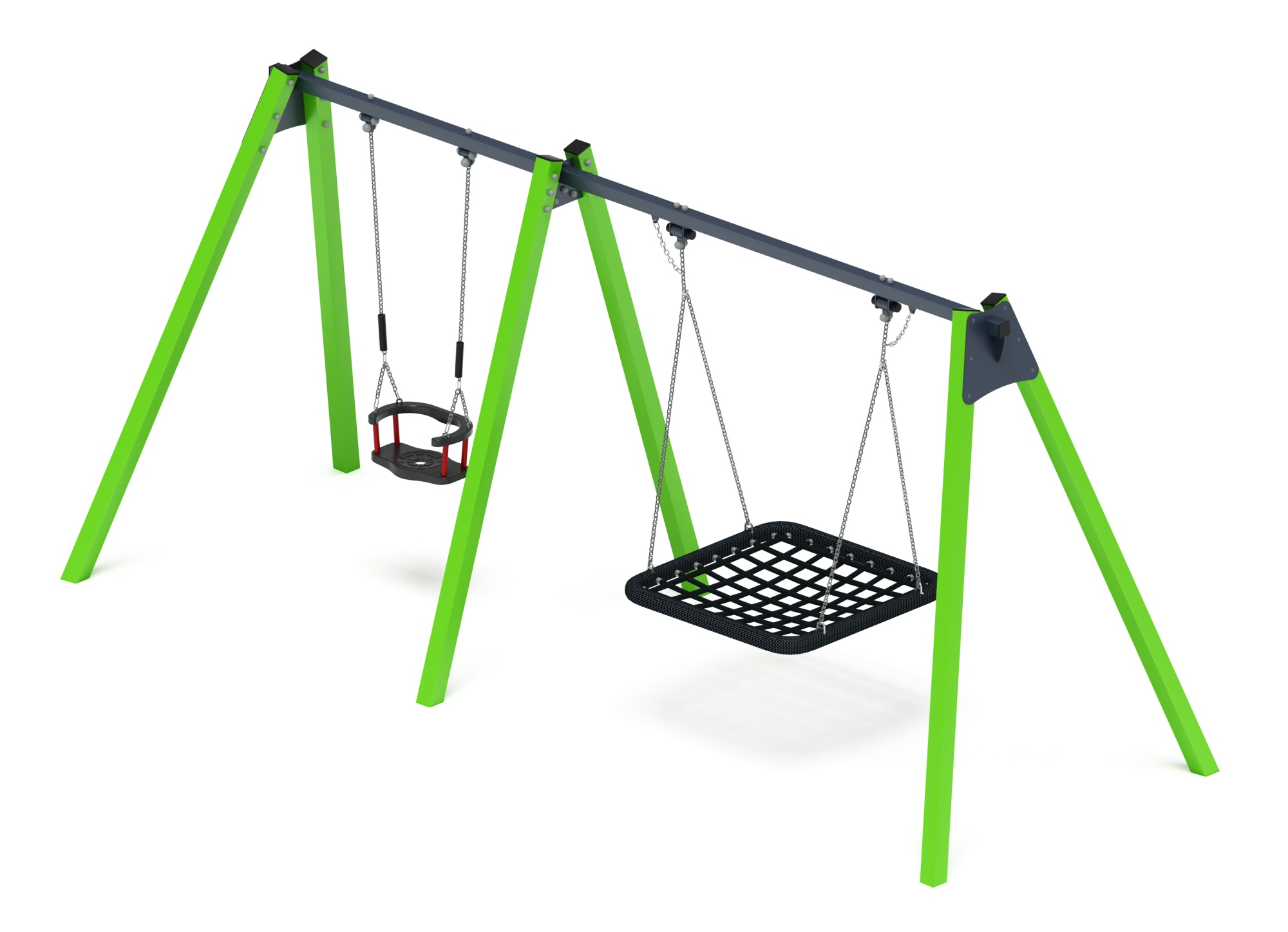Качели М2 (зеленый) ИО 12.М.06.01.01-02