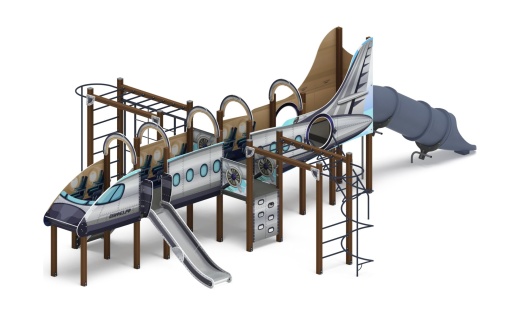 Аэроплан (Техно) - ДИК 2.03.4.04-03 - Игровой комплекс Н=1200