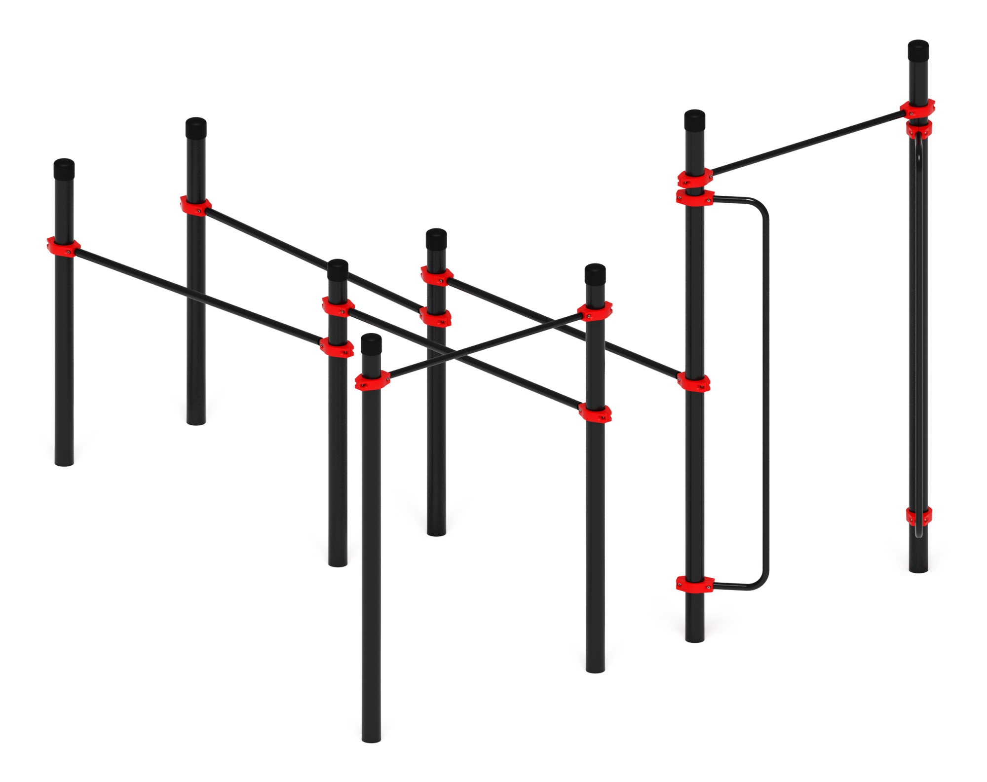 Воркаут ЛОВ 108 красный ВТ 102.16-01