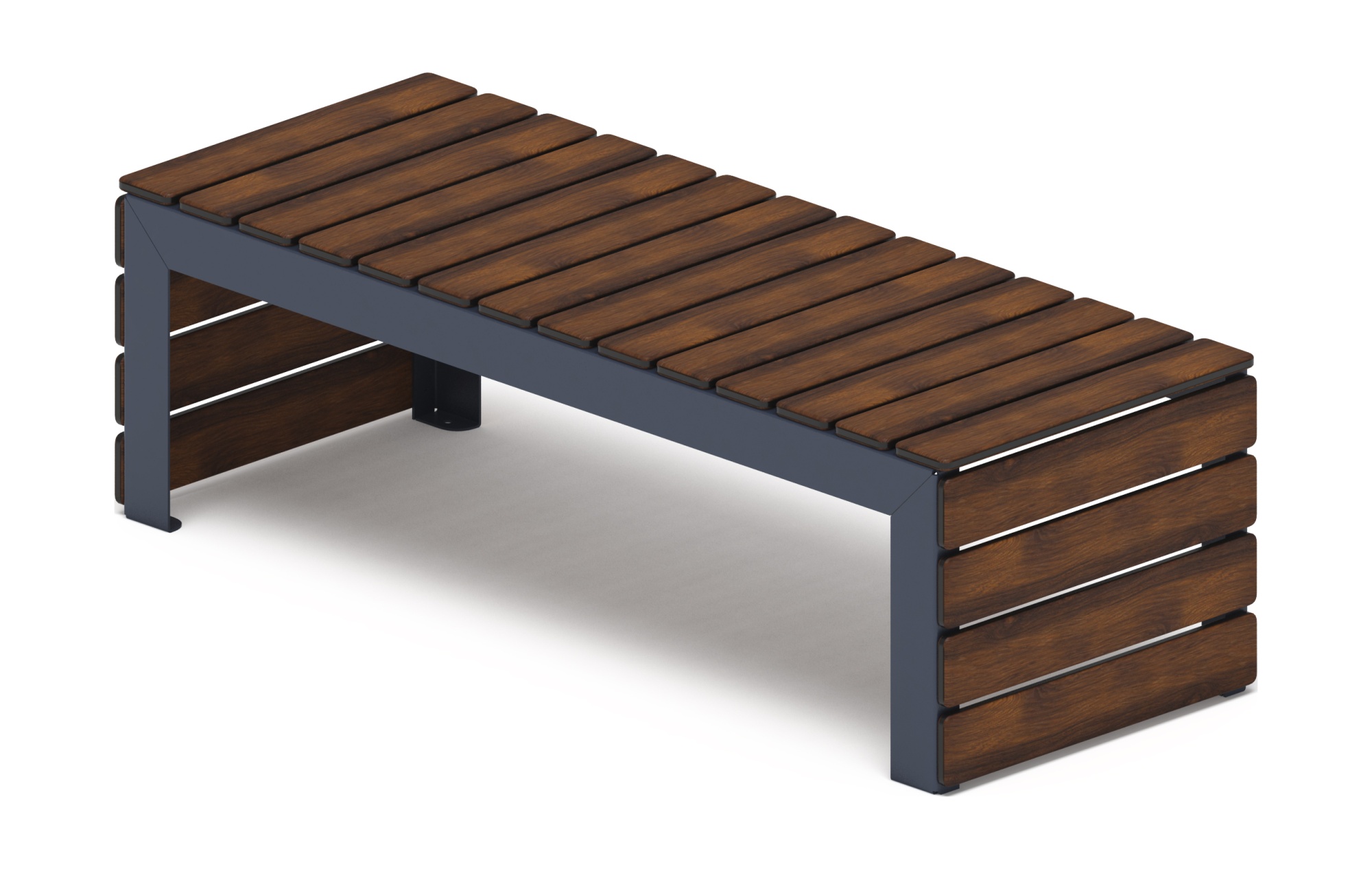 Скамья - МФ 42.02.03 (Темный дуб) Г:580  (под анкера)